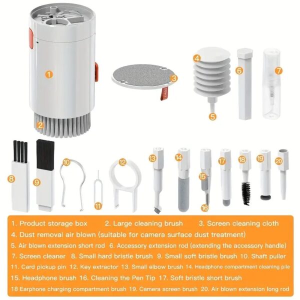 Kit de Limpieza 20 en 1 para Equipos Electrónicos - Imagen 3