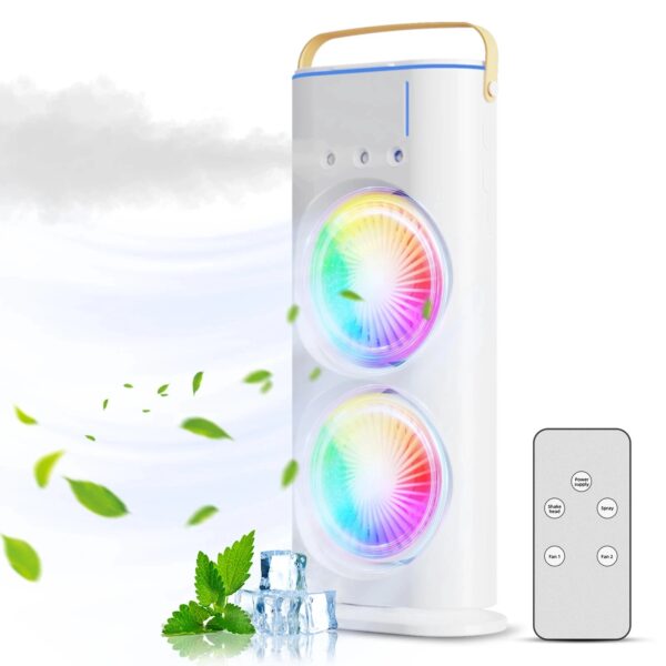 Ventilador Con Humidificador Portátil