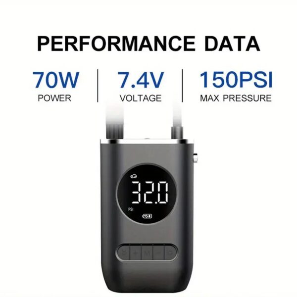 Inflador Eléctrico Portátil Multifuncional - Imagen 6