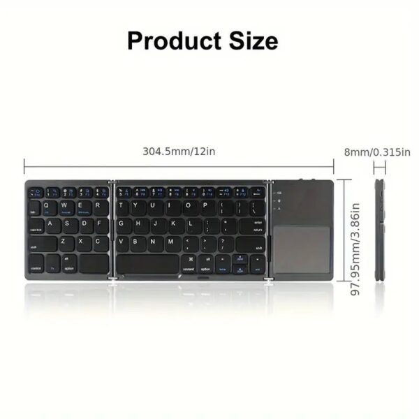 Mini Teclado Plegable Inalámbrico - Imagen 4