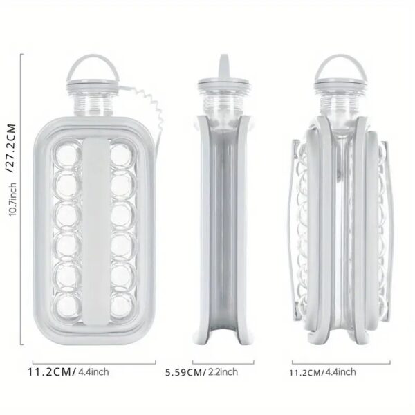 Botella Molde de Hielo de Silicona Plegable - Imagen 6